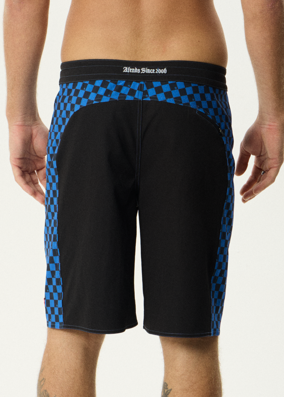 AFENDS Mens In'It 1000 - Surf Related V2 Boardshort 20" - Black