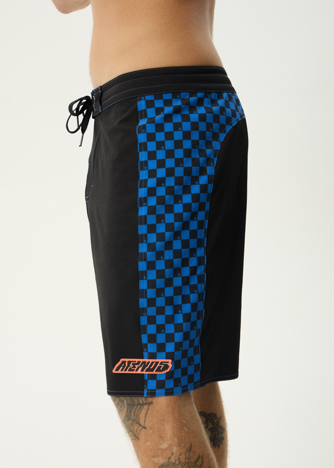 AFENDS Mens In'It 1000 - Surf Related V2 Boardshort 20" - Black
