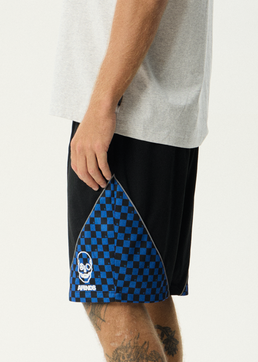 AFENDS Mens In'It 1000 - Paneled Short 20" - Black