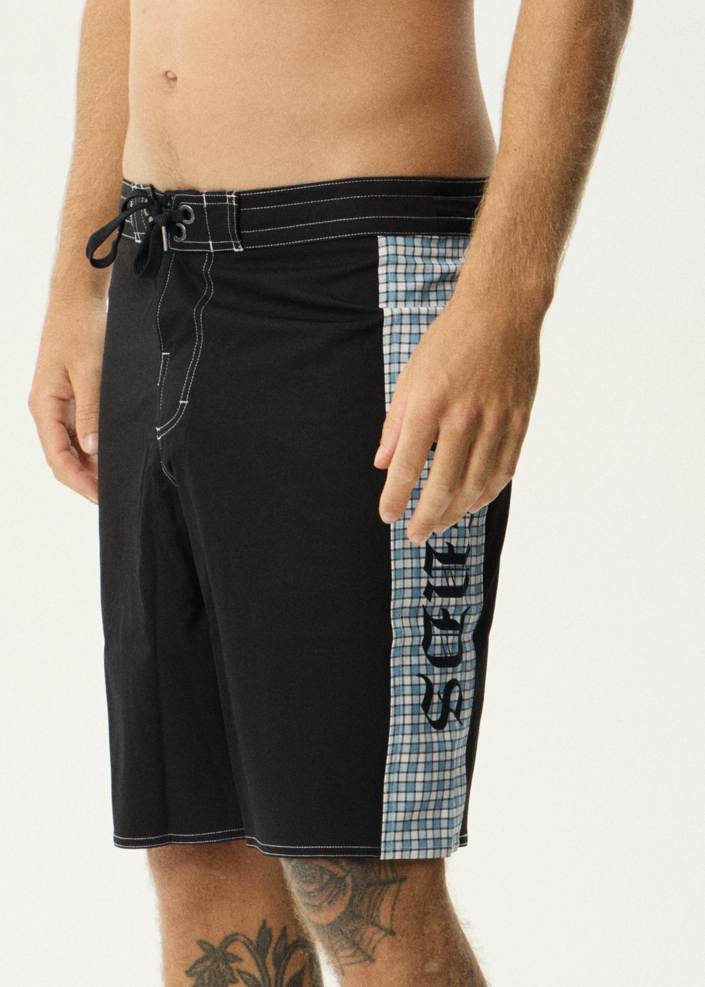 AFENDS Mens Evans - Surf Related Boardshort 20" - Black