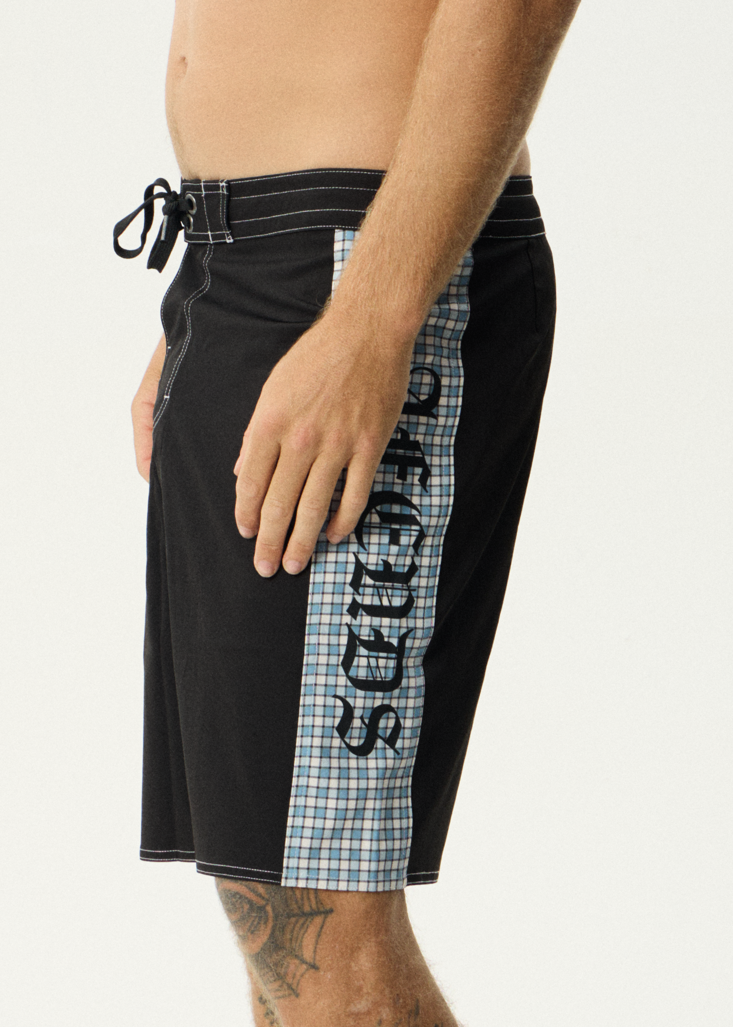 AFENDS Mens Evans - Surf Related Boardshort 20" - Black