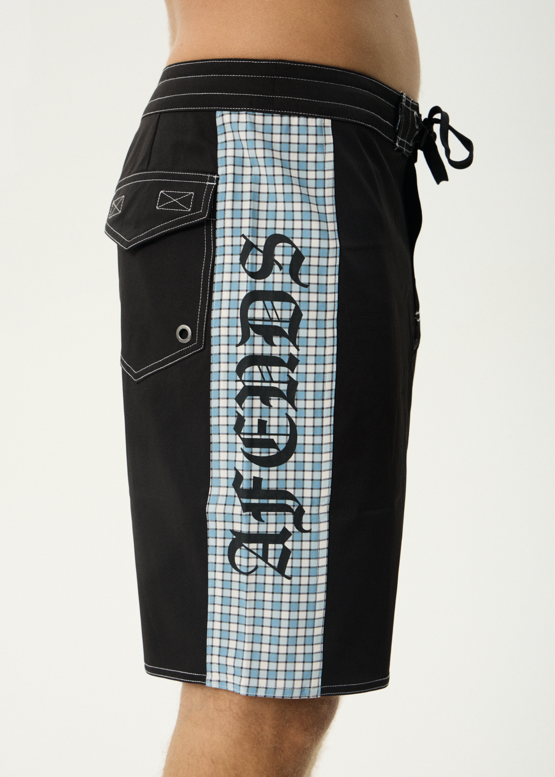 AFENDS Mens Evans - Surf Related Boardshort 20" - Black