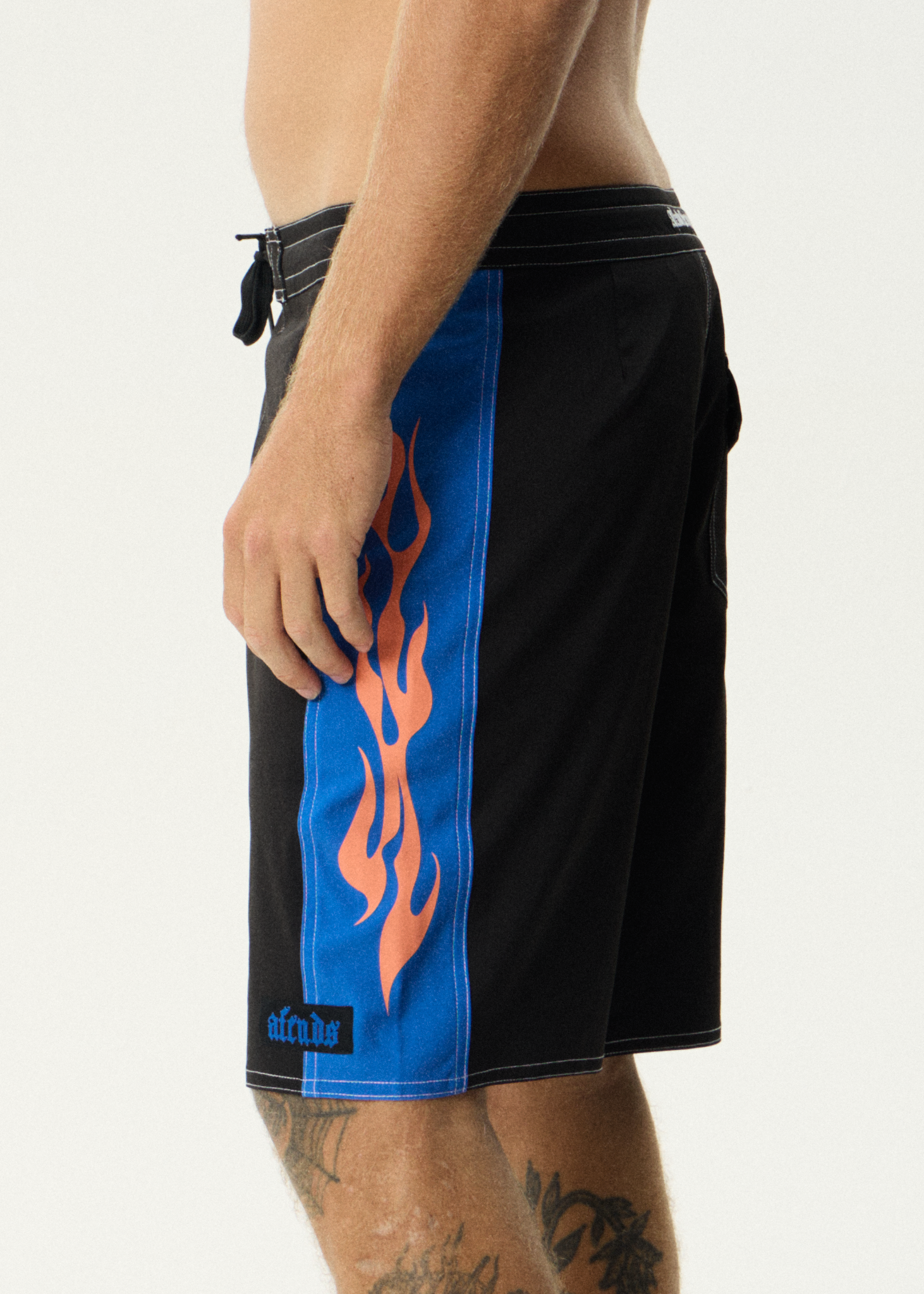 AFENDS Mens Rikki - Surf Related V.2 Boardshorts 20" - Black