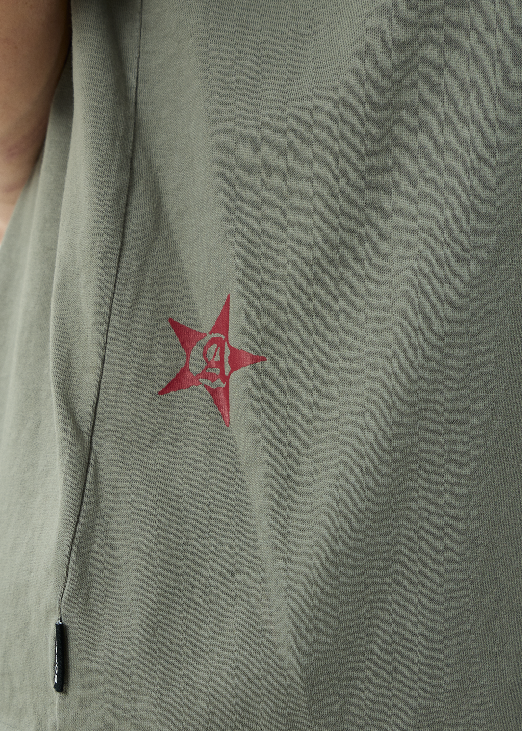 AFENDS Mens Live It - Recycled Boxy Fit Tee - Washed Sycamore