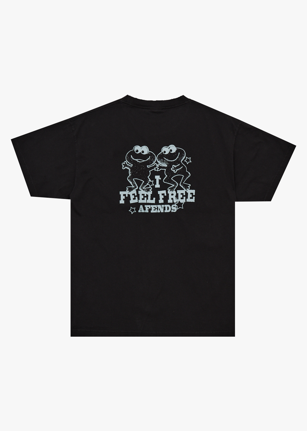 AFENDS Mens Sonoran - Recycled Boxy Fit Tee - Stone Black