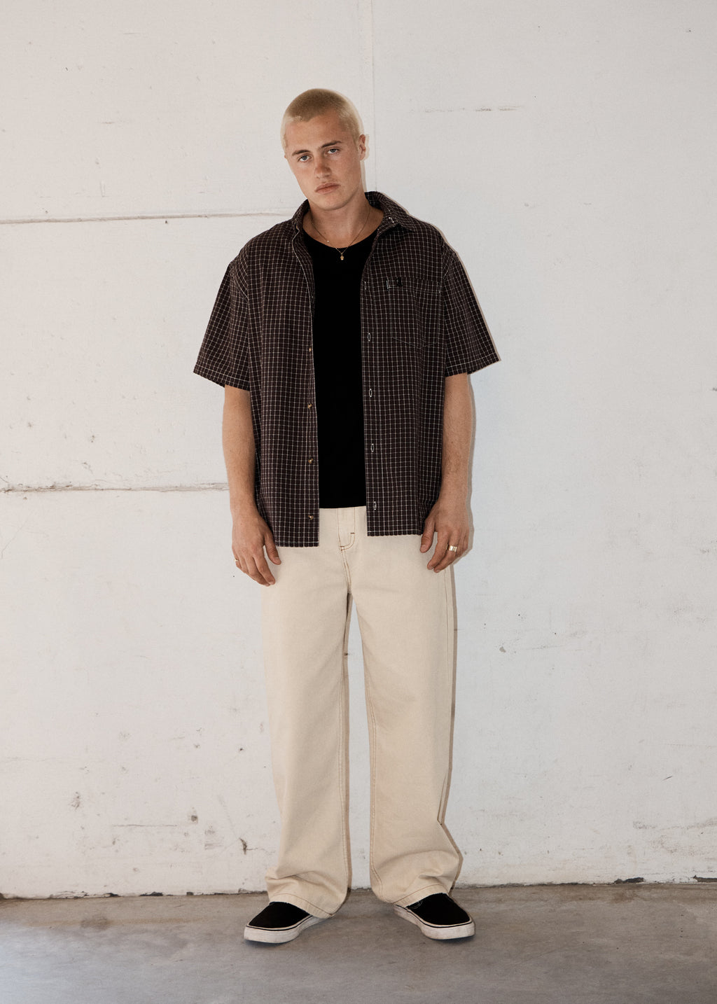 AFENDS Aged Pablo - Denim Baggy Fit Jean - Vintage Sand