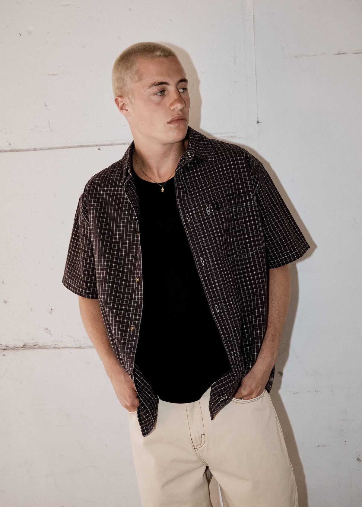 AFENDS Aged Pablo - Denim Baggy Fit Jean - Vintage Sand