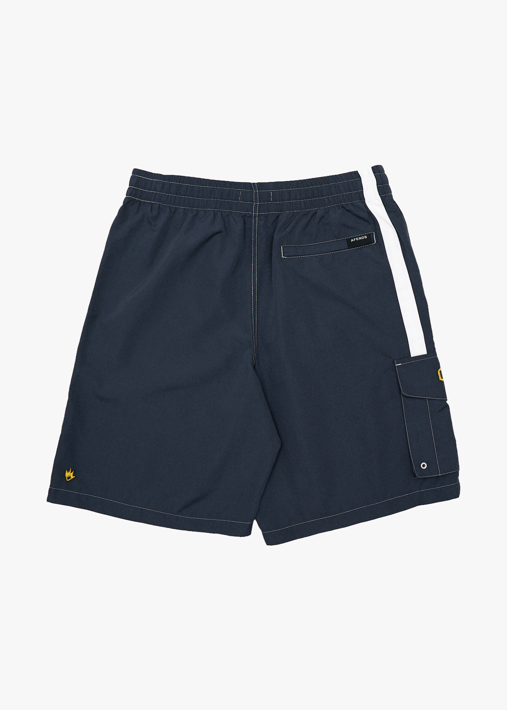 AFENDS Mens Angel Boy - Recycled Cargo Short 20 Inch - Deep Sea