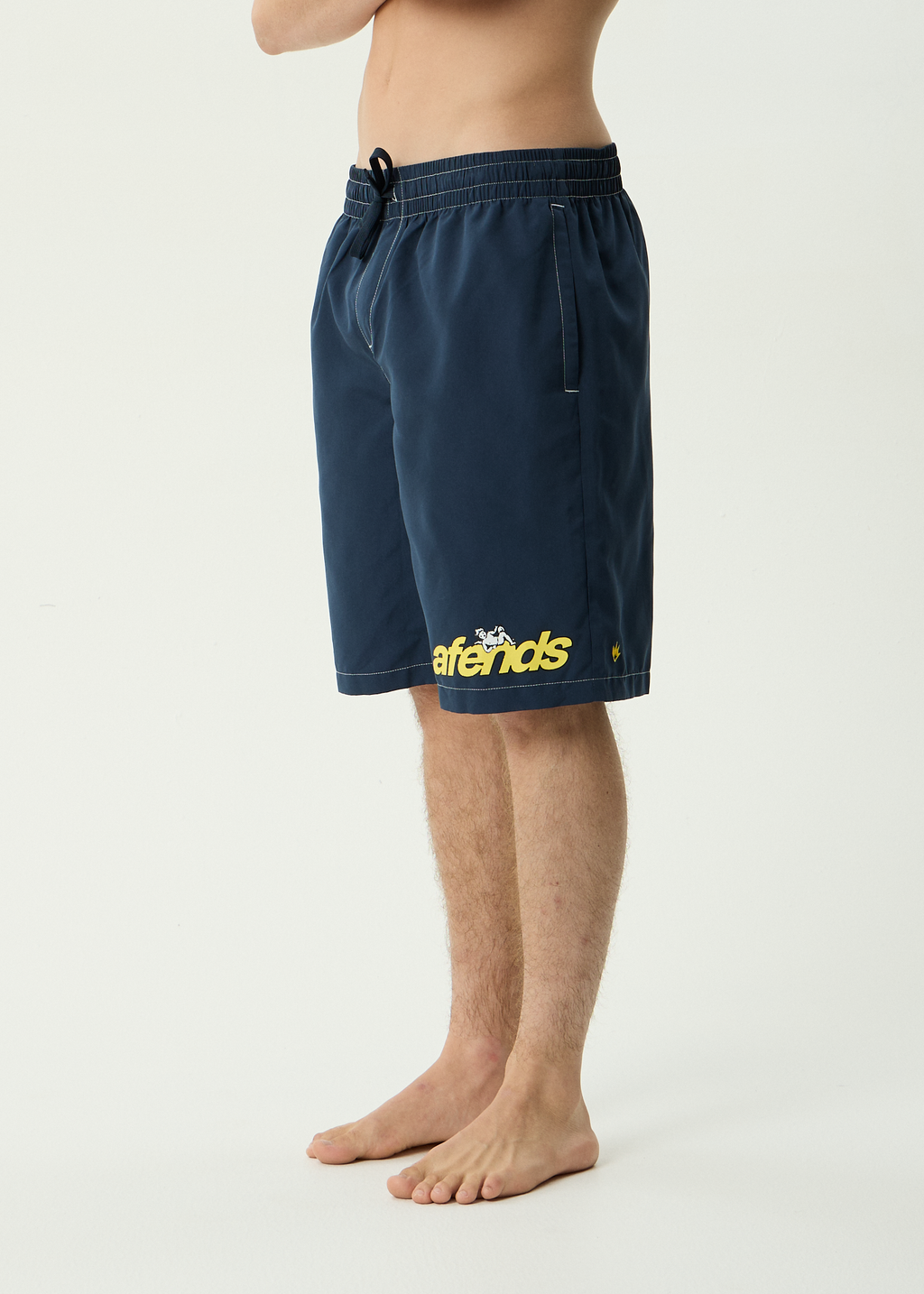 AFENDS Mens Angel Boy - Recycled Cargo Short 20 Inch - Deep Sea