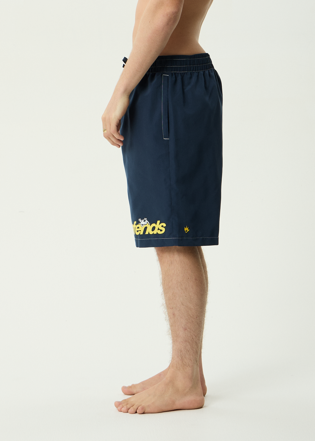 AFENDS Mens Angel Boy - Recycled Cargo Short 20 Inch - Deep Sea