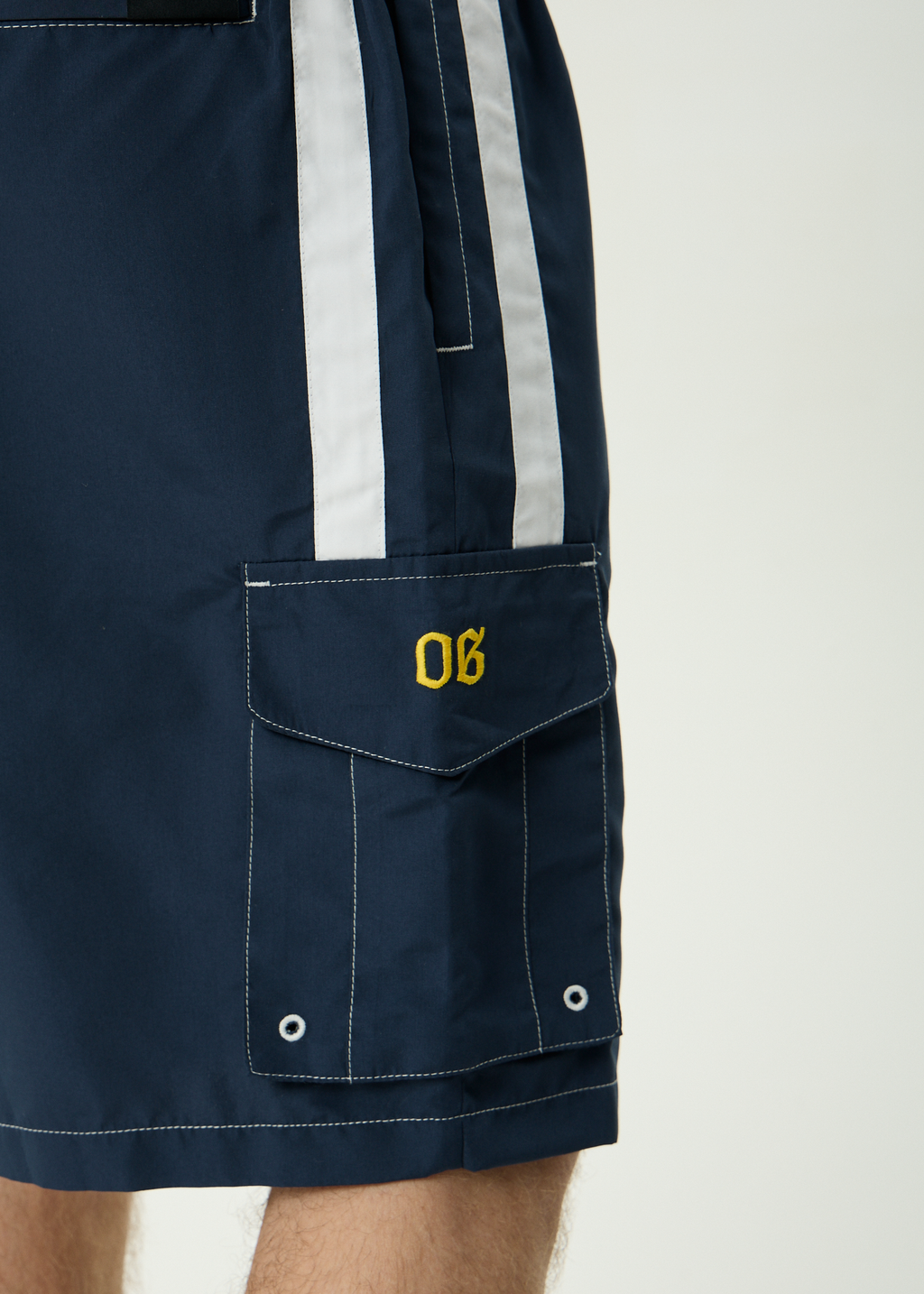 AFENDS Mens Angel Boy - Recycled Cargo Short 20 Inch - Deep Sea