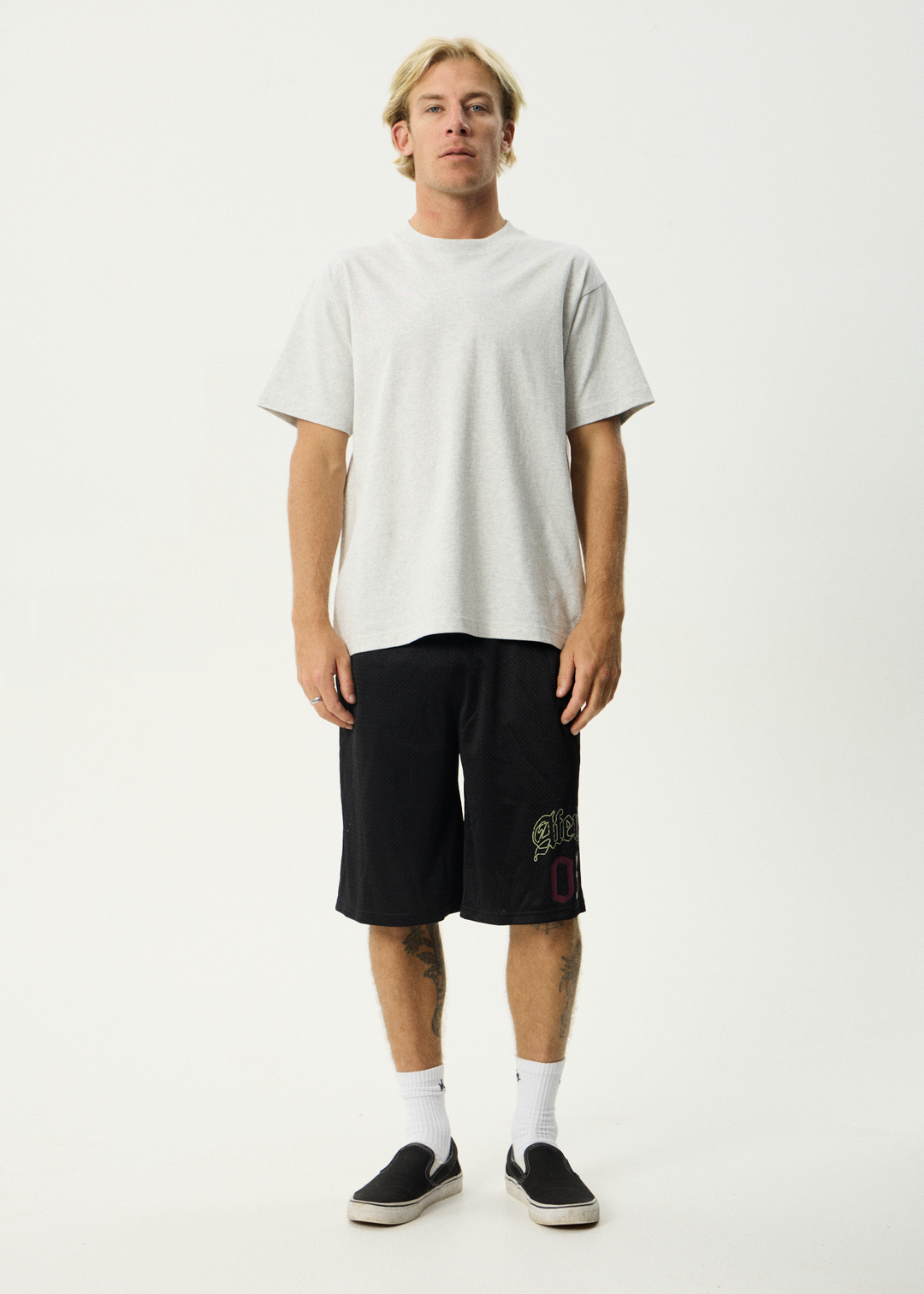 AFENDS Mens Zero Six - Basketball Short 18" - Black