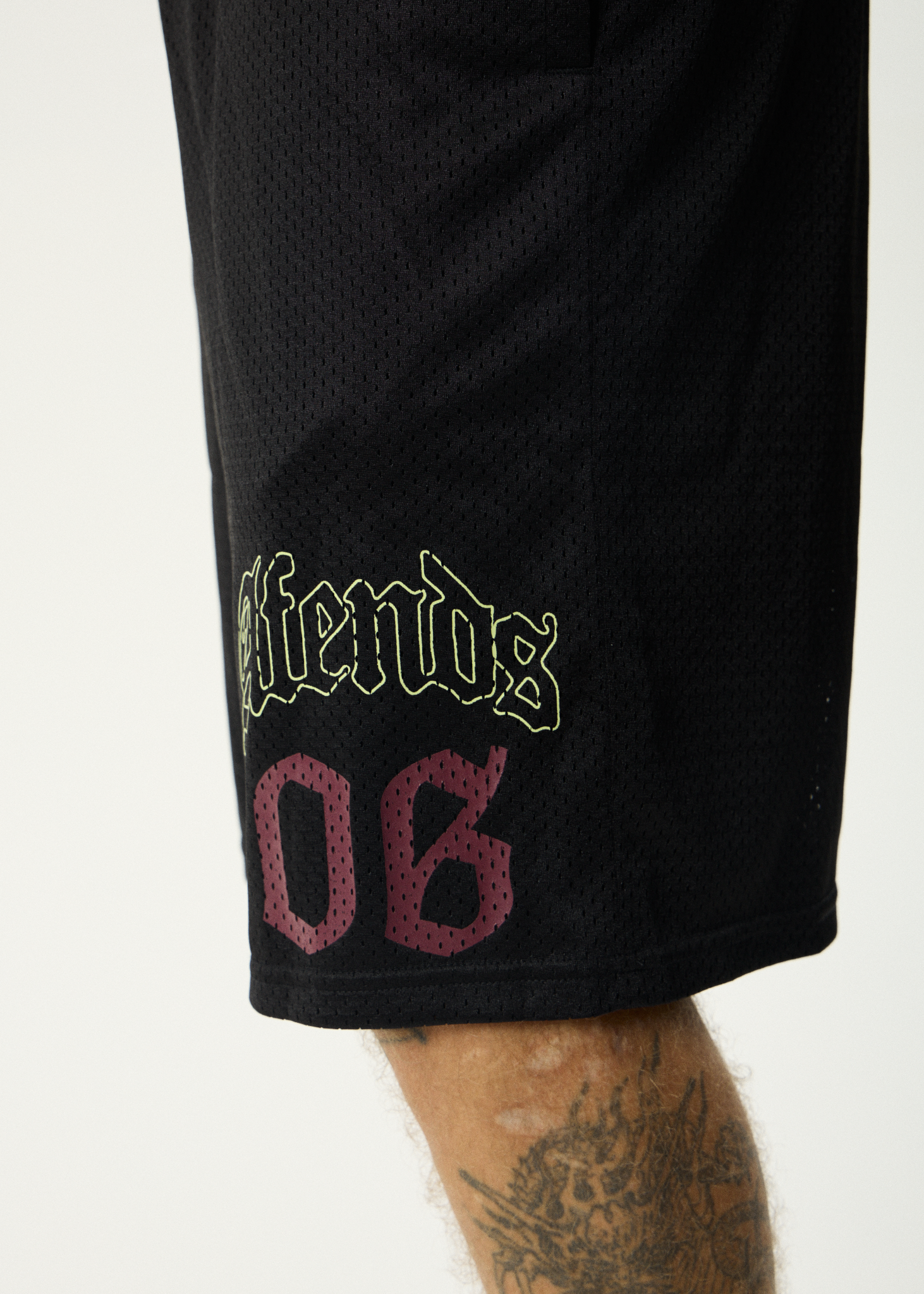 AFENDS Mens Zero Six - Basketball Short 22" - Black
