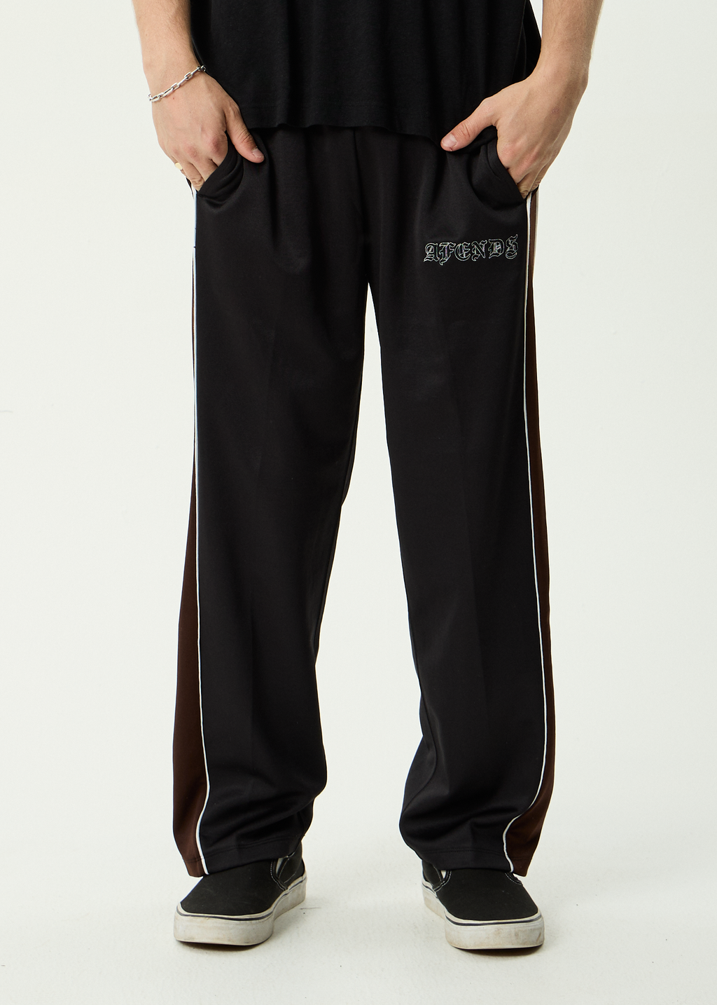 AFENDS Mens Machine - Trackpant - Black