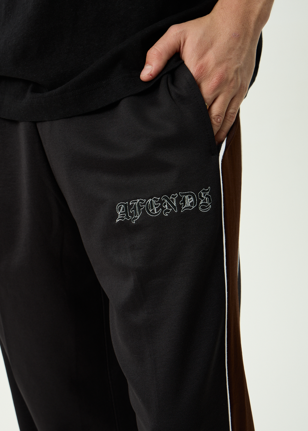 AFENDS Mens Machine - Trackpant - Black