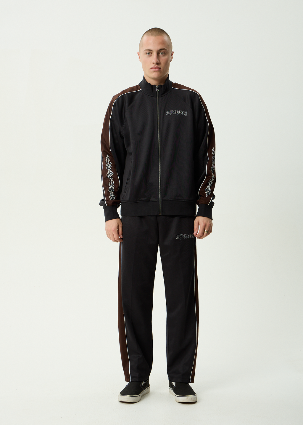 AFENDS Mens Machine - Trackpant - Black