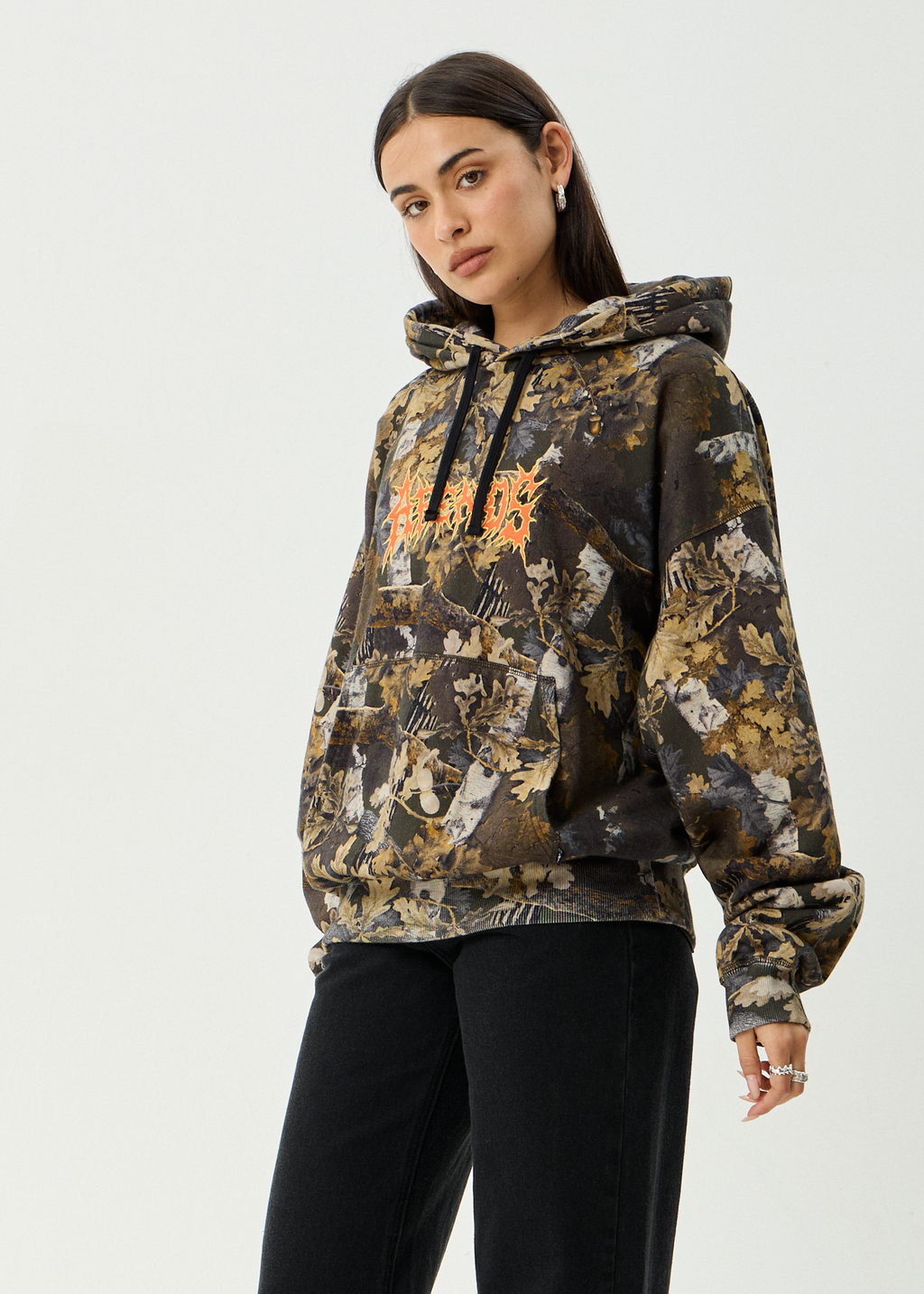 AFENDS Mens Find Me - Pull On Hood - Find Me