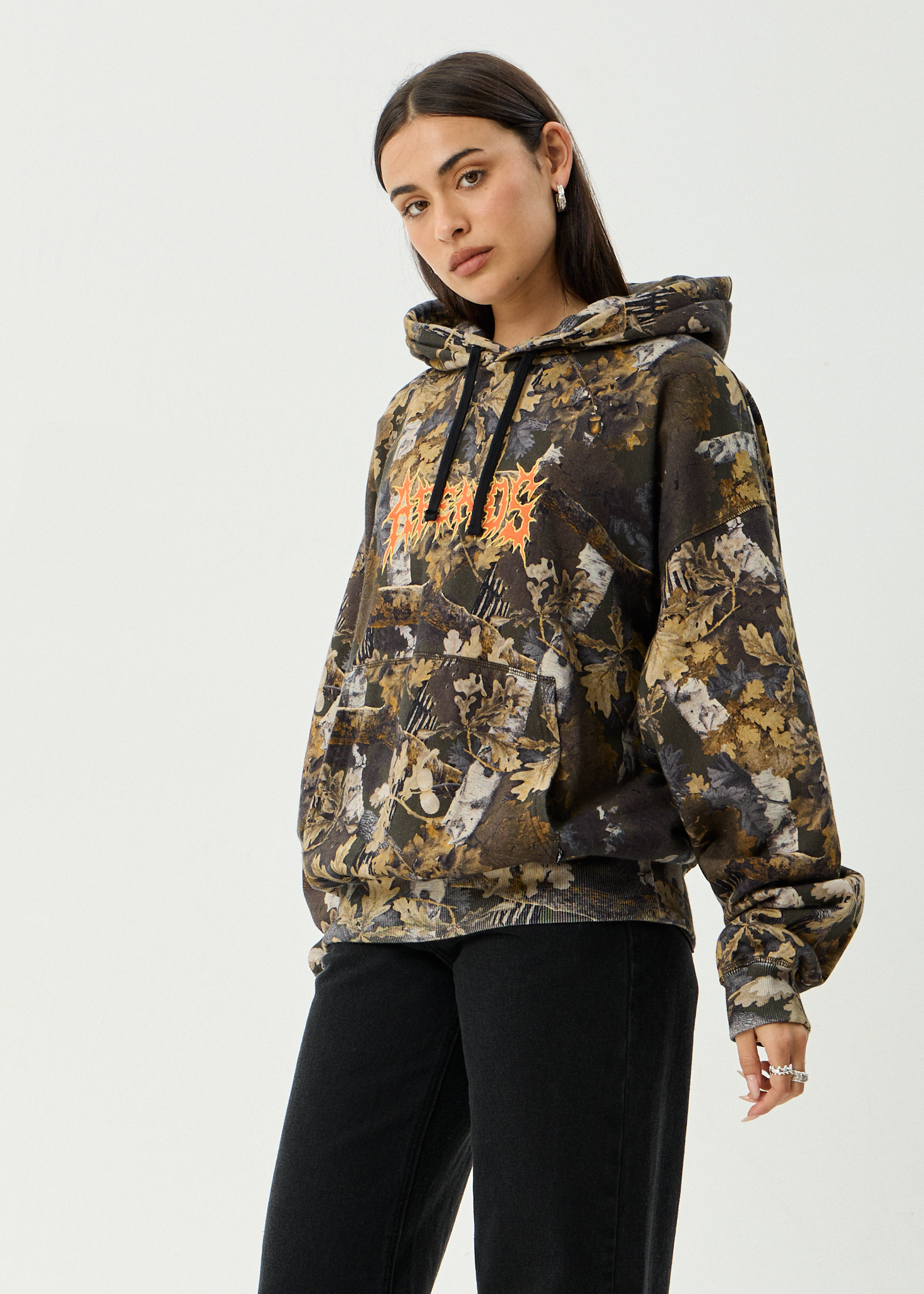 AFENDS Mens Find Me - Pull On Hood - Find Me