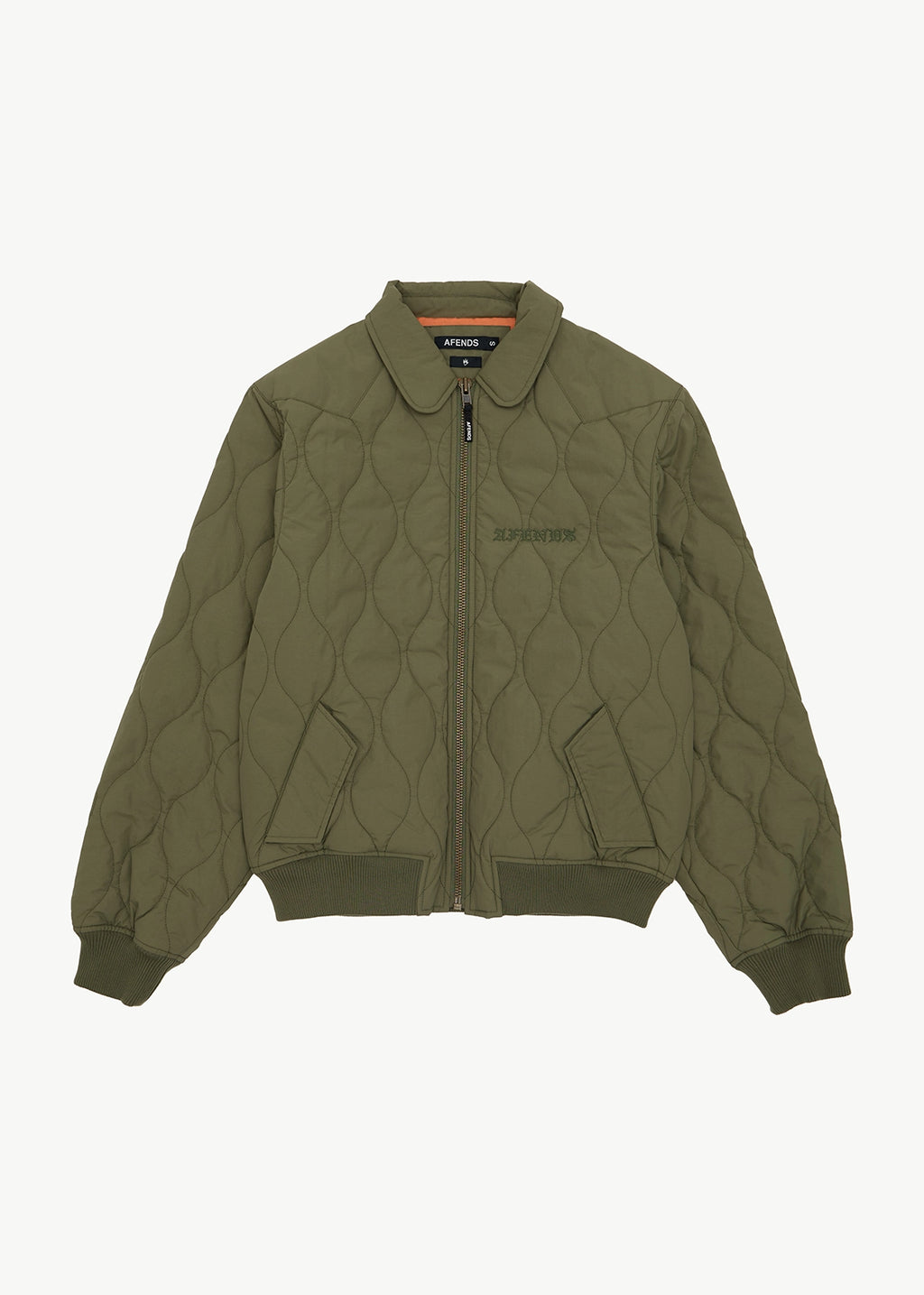 AFENDS Mens Mellross - Bomber Jacket - Military