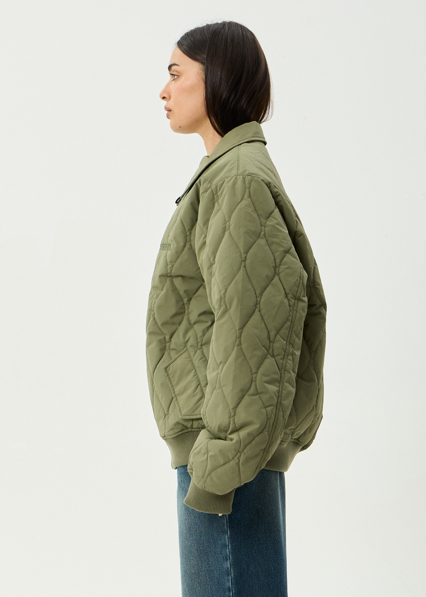 AFENDS Mens Mellross - Bomber Jacket - Military