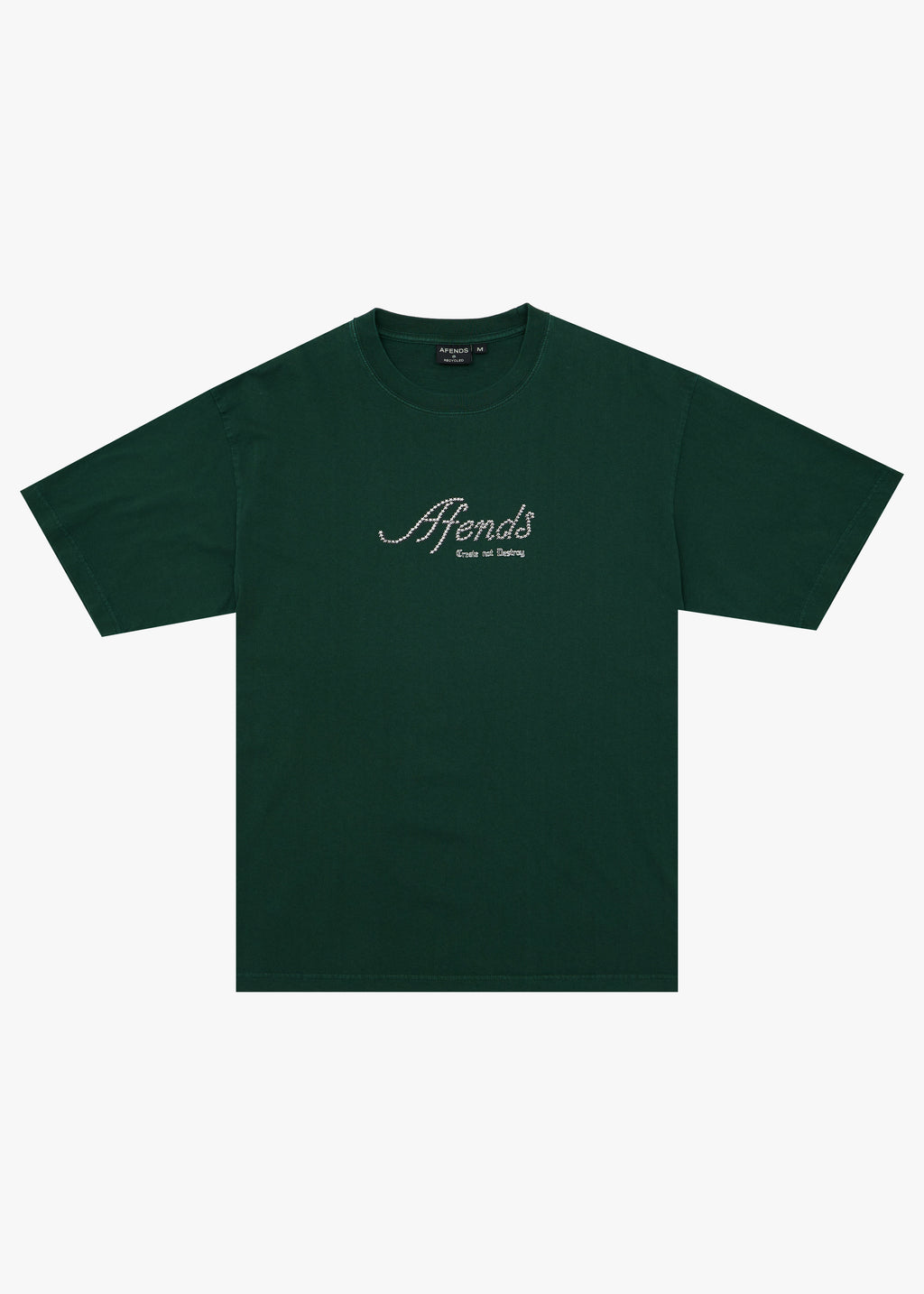 AFENDS Mens Horoscope - Boxy Tee - Washed Pine