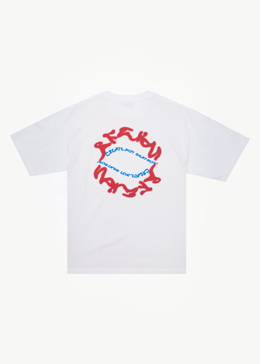 AFENDS Mens Consider - Heavyweight Boxy Tee - White