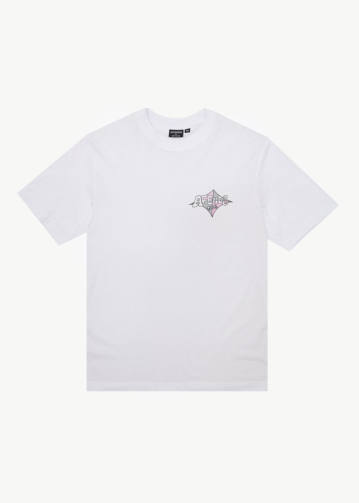 AFENDS Mens Session - Retro Tee - White