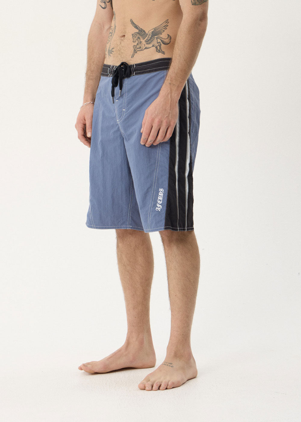 AFENDS Mens Forum - Surf Related V2 Boardshort 22" - Slate Blue