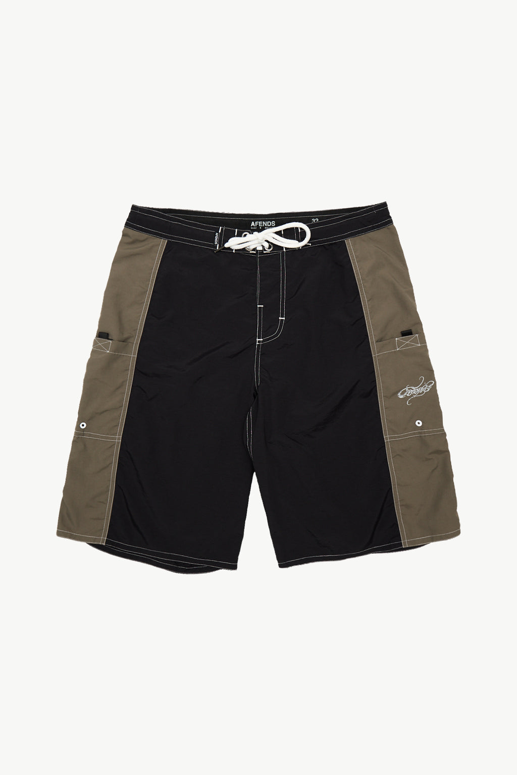 AFENDS Mens Adams - Surf Related V2 Boardshort 22" - Black