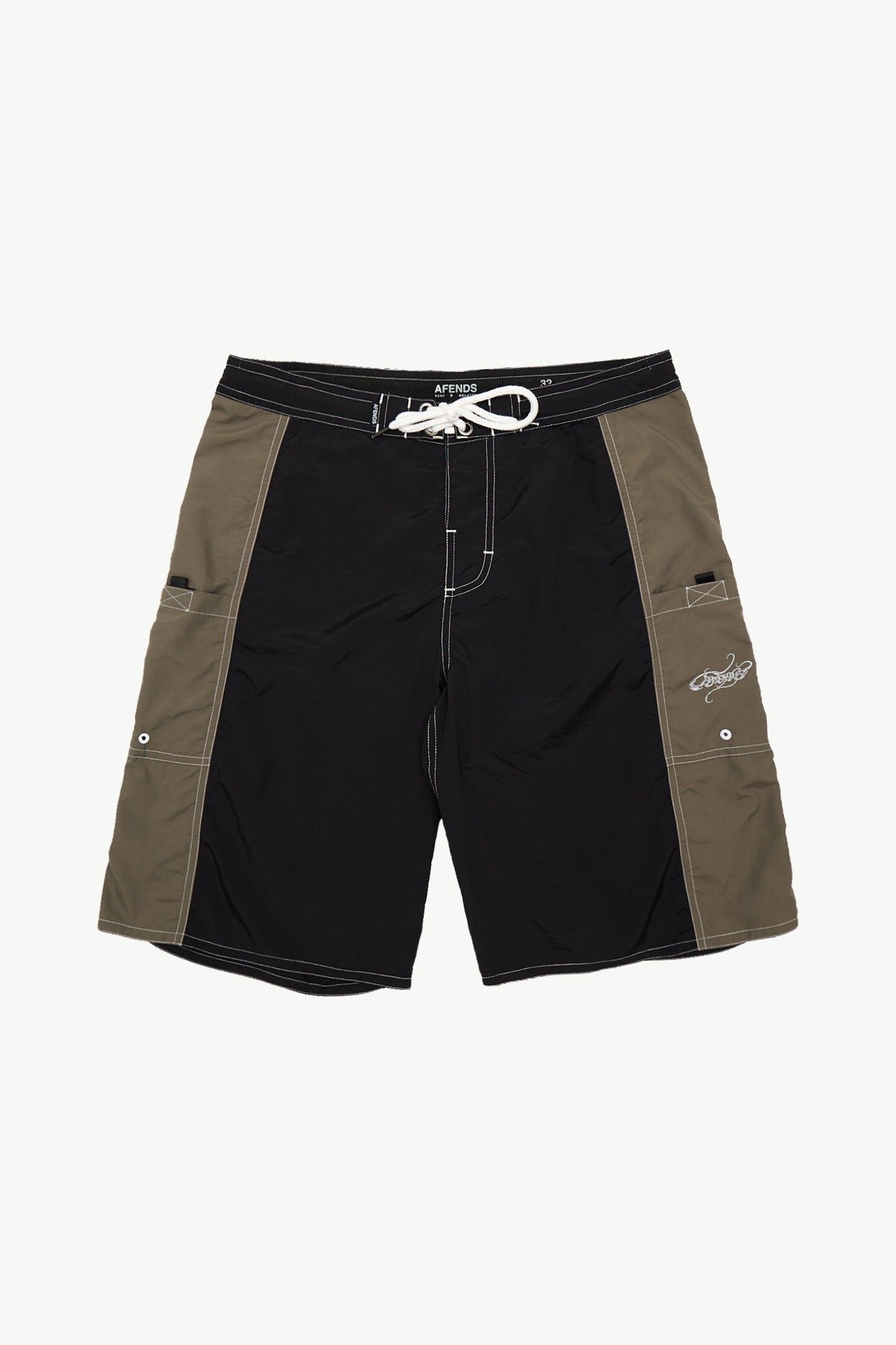 AFENDS Mens Adams - Surf Related V2 Boardshort 22" - Black