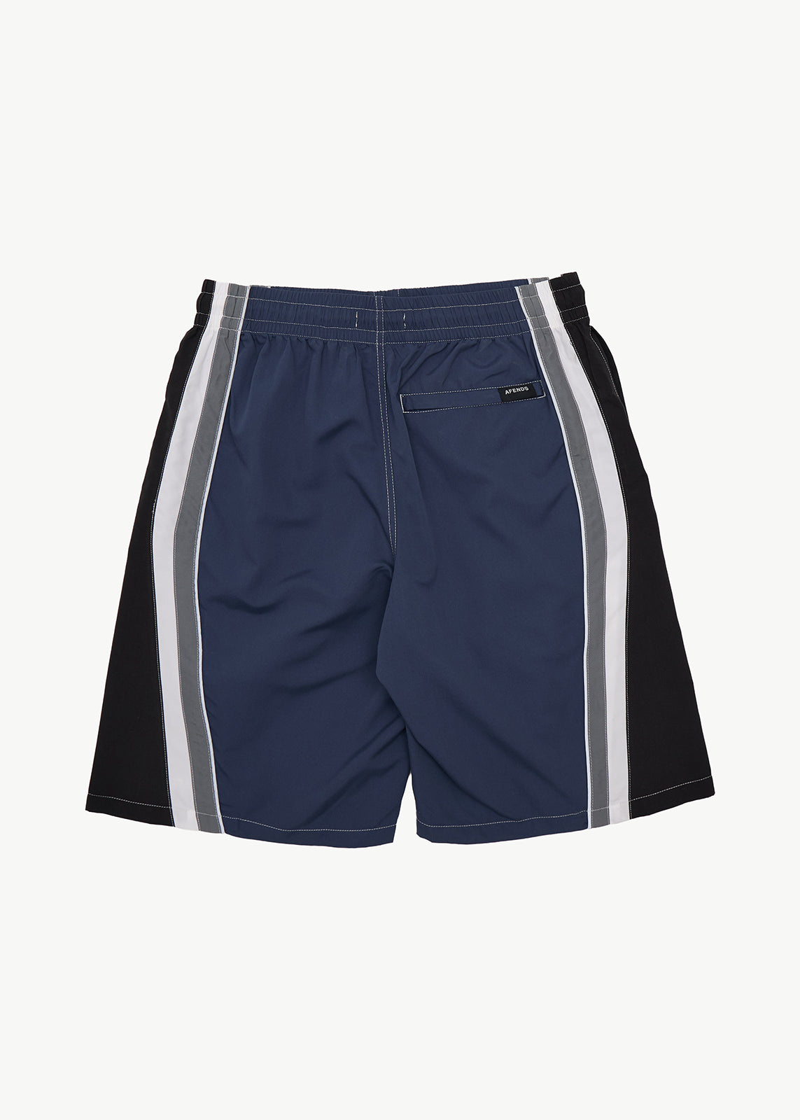AFENDS Tallows - Swim Short 22" - Black / Blue