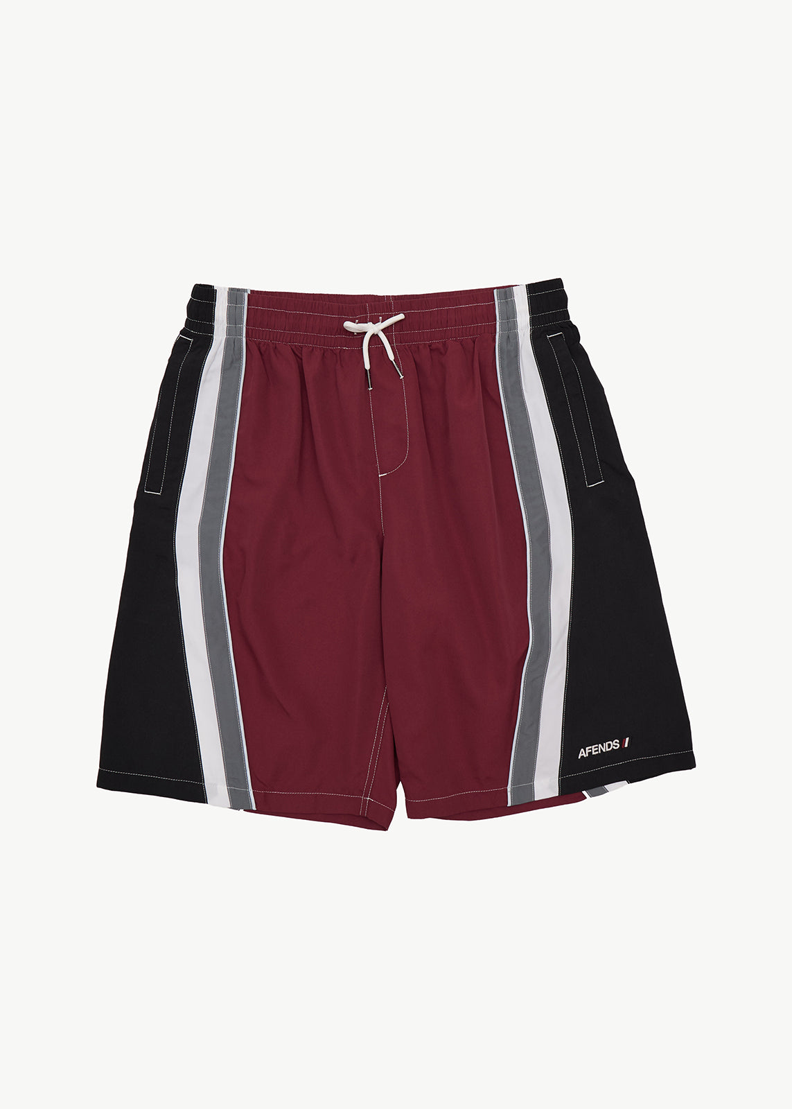 AFENDS Tallows - Swim Short 22" - Burgundy