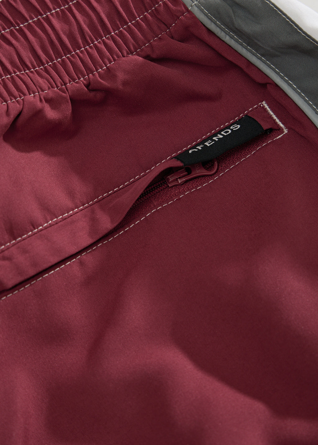 AFENDS Tallows - Swim Short 22" - Burgundy