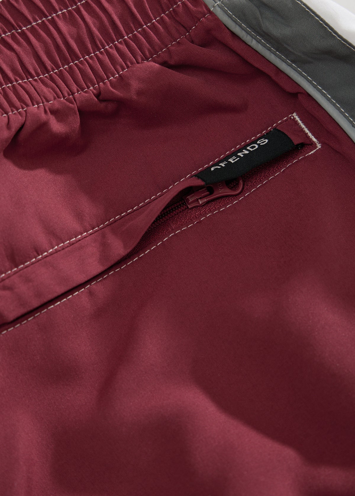 AFENDS Tallows - Swim Short 22" - Burgundy