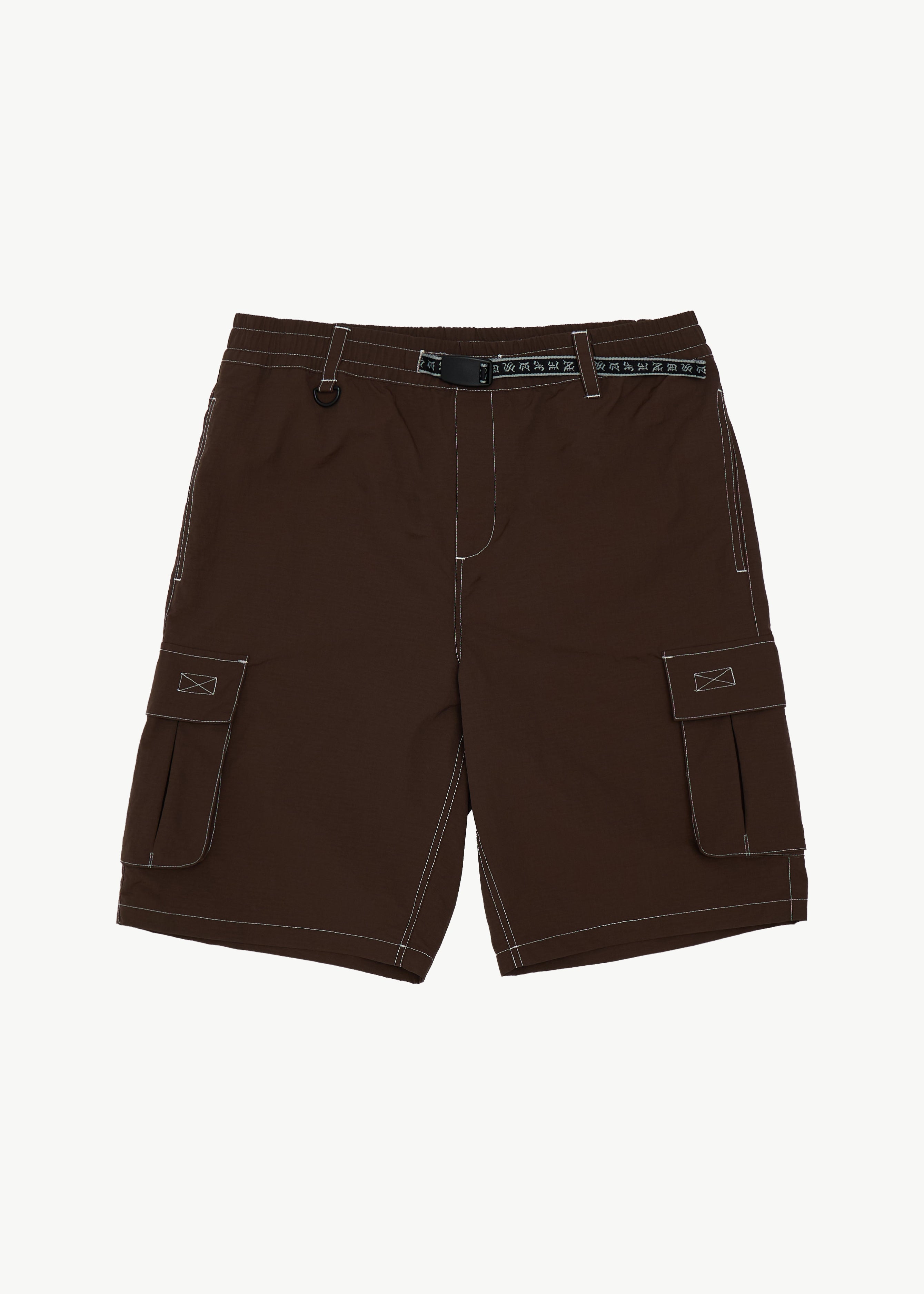 AFENDS Mens Equipment - Cargo Short 22" - Coffee
