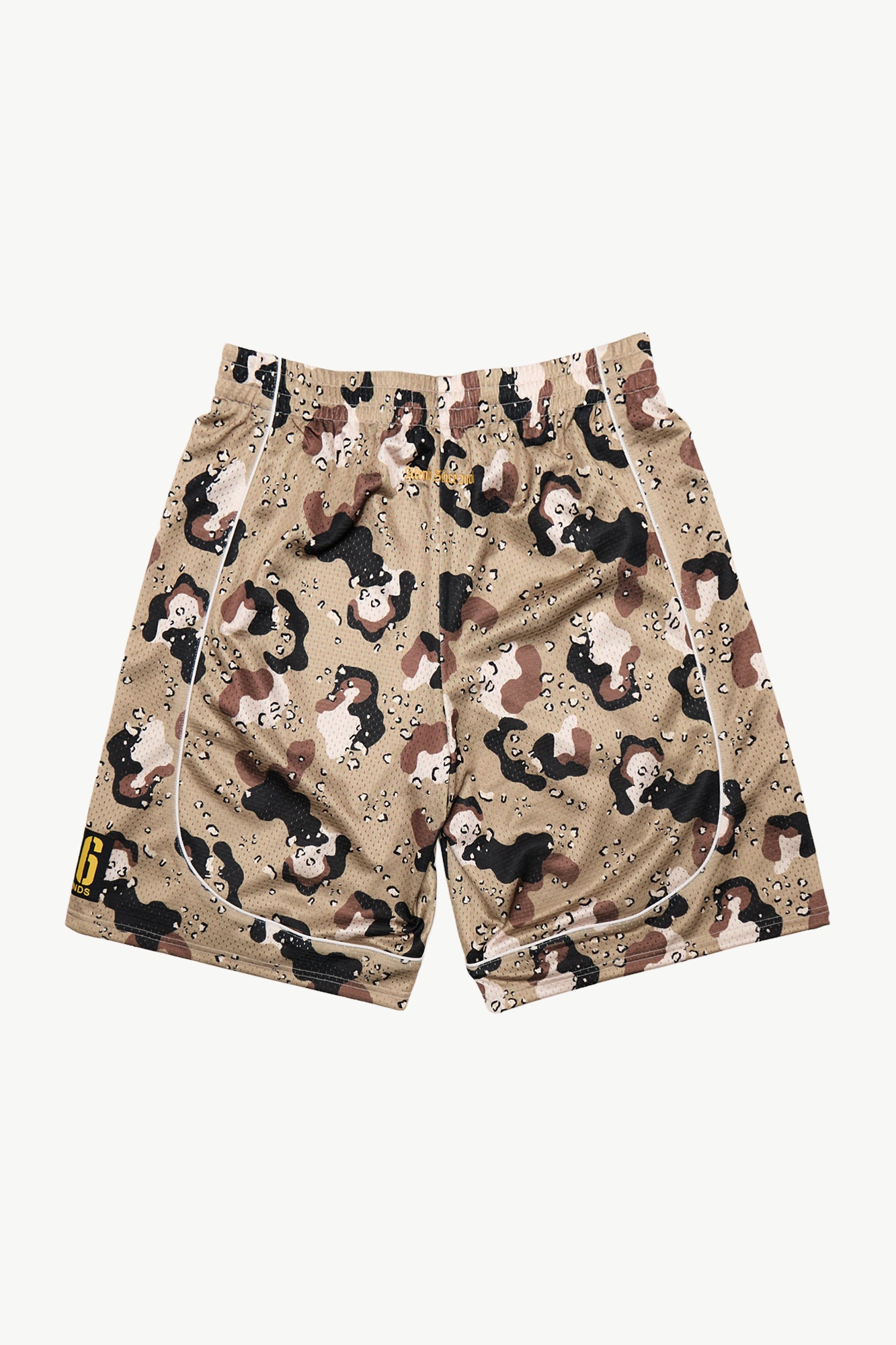 AFENDS Mens Desert Angel - Basketball Short 22" - Desert Camo
