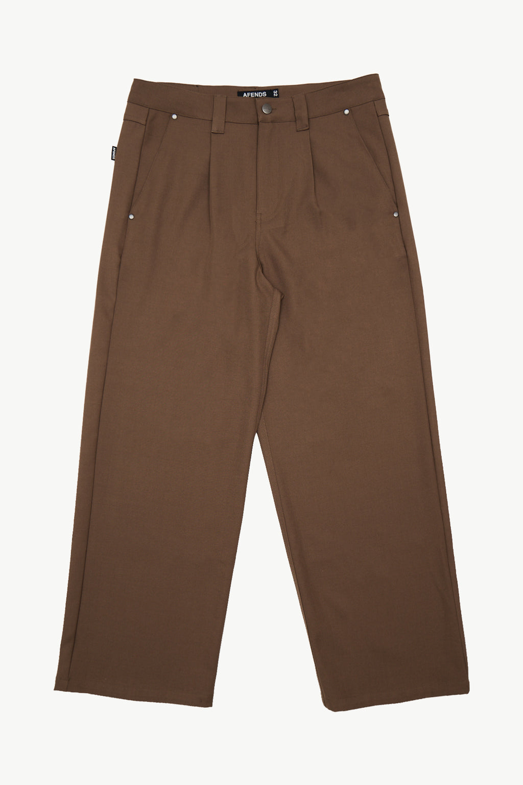 AFENDS Mens Pablo - Baggy Pant - Fossil