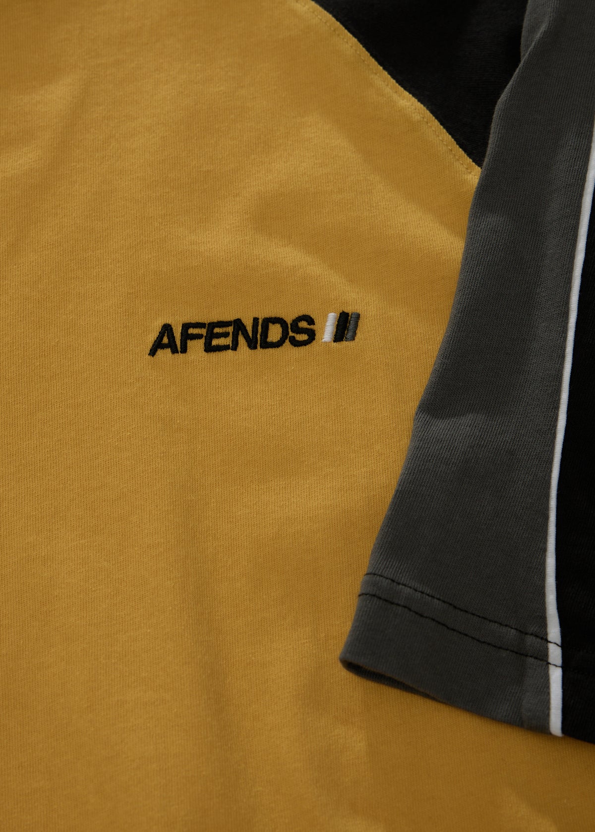 AFENDS Tallows - Panelled Raglan Tee - Mango