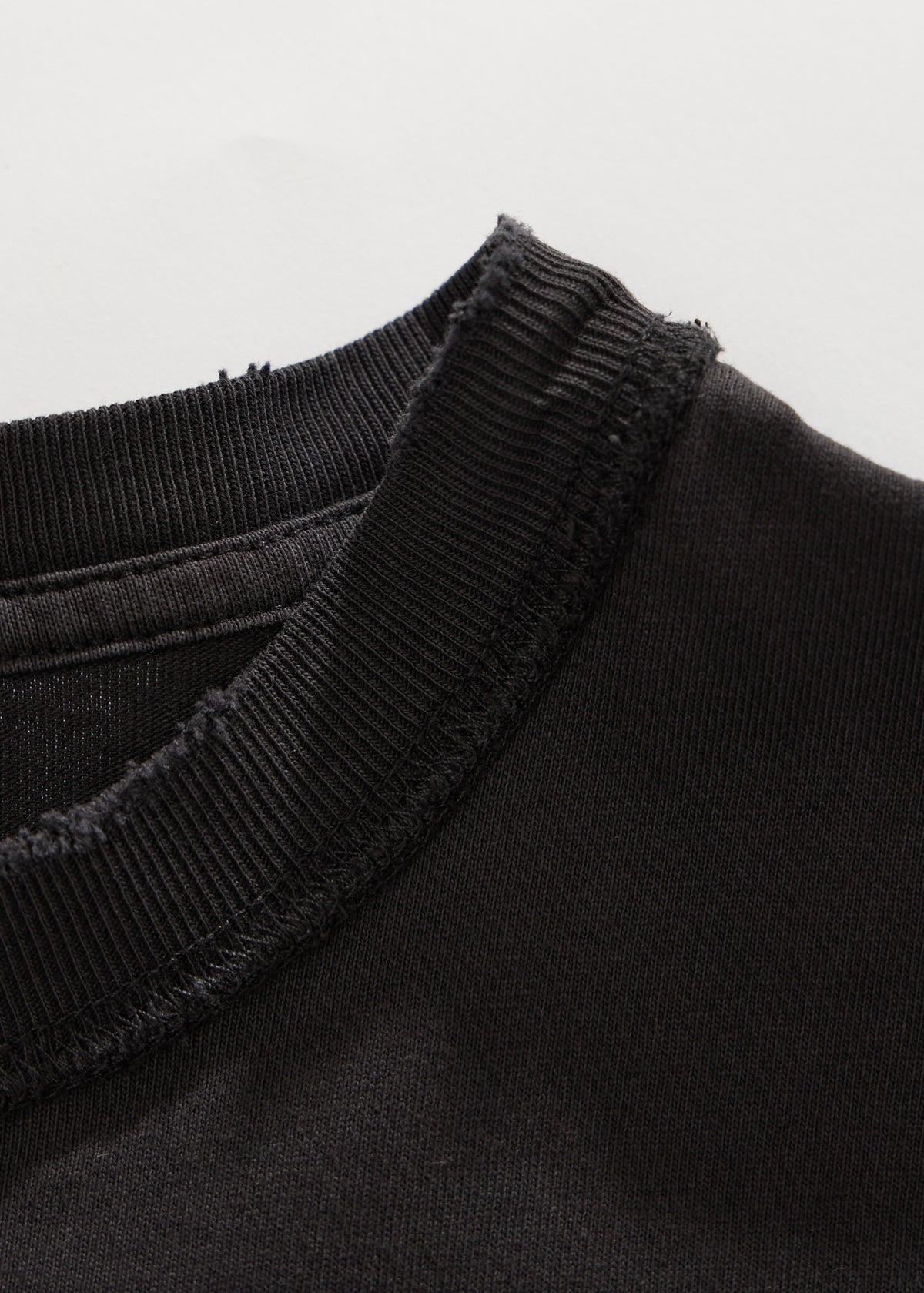 AFENDS Growth - Heavyweight Boxy Tee - Stone Black