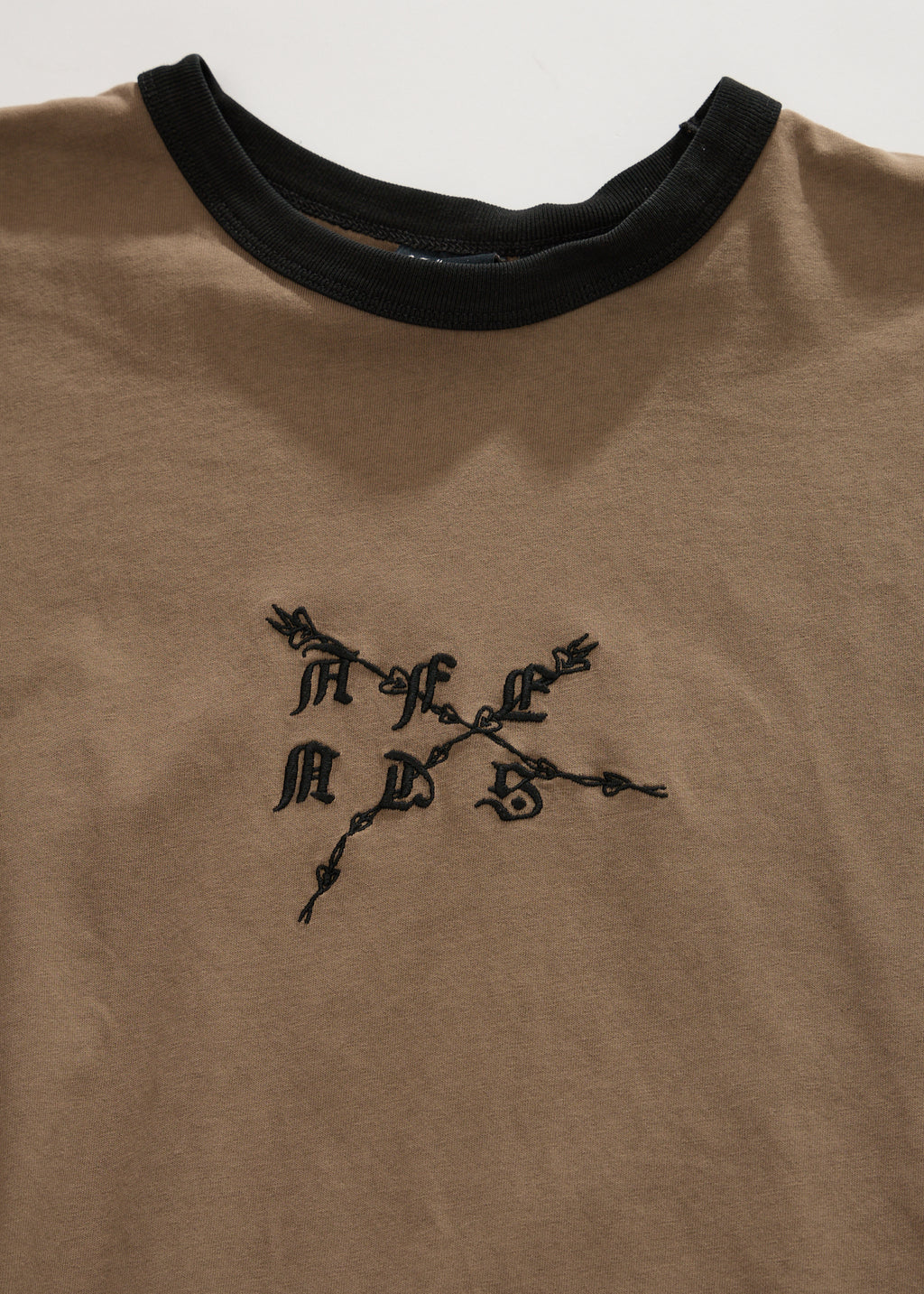 AFENDS Stem - Boxy Ringer Tee - Vintage Fossil
