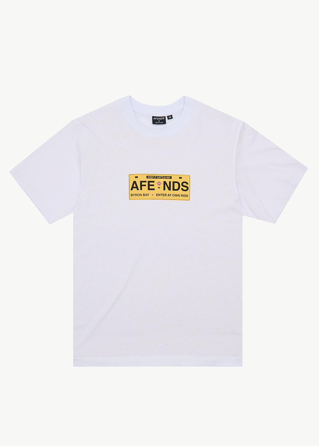 AFENDS Risk - Retro Tee - White