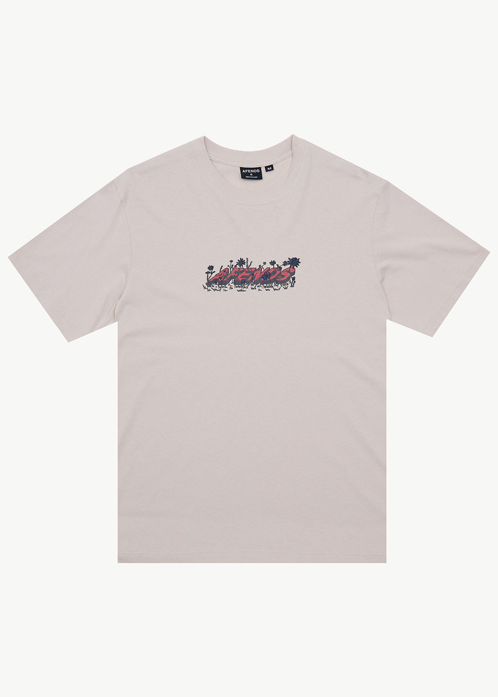 AFENDS Meadow - Retro Tee - Moonbeam