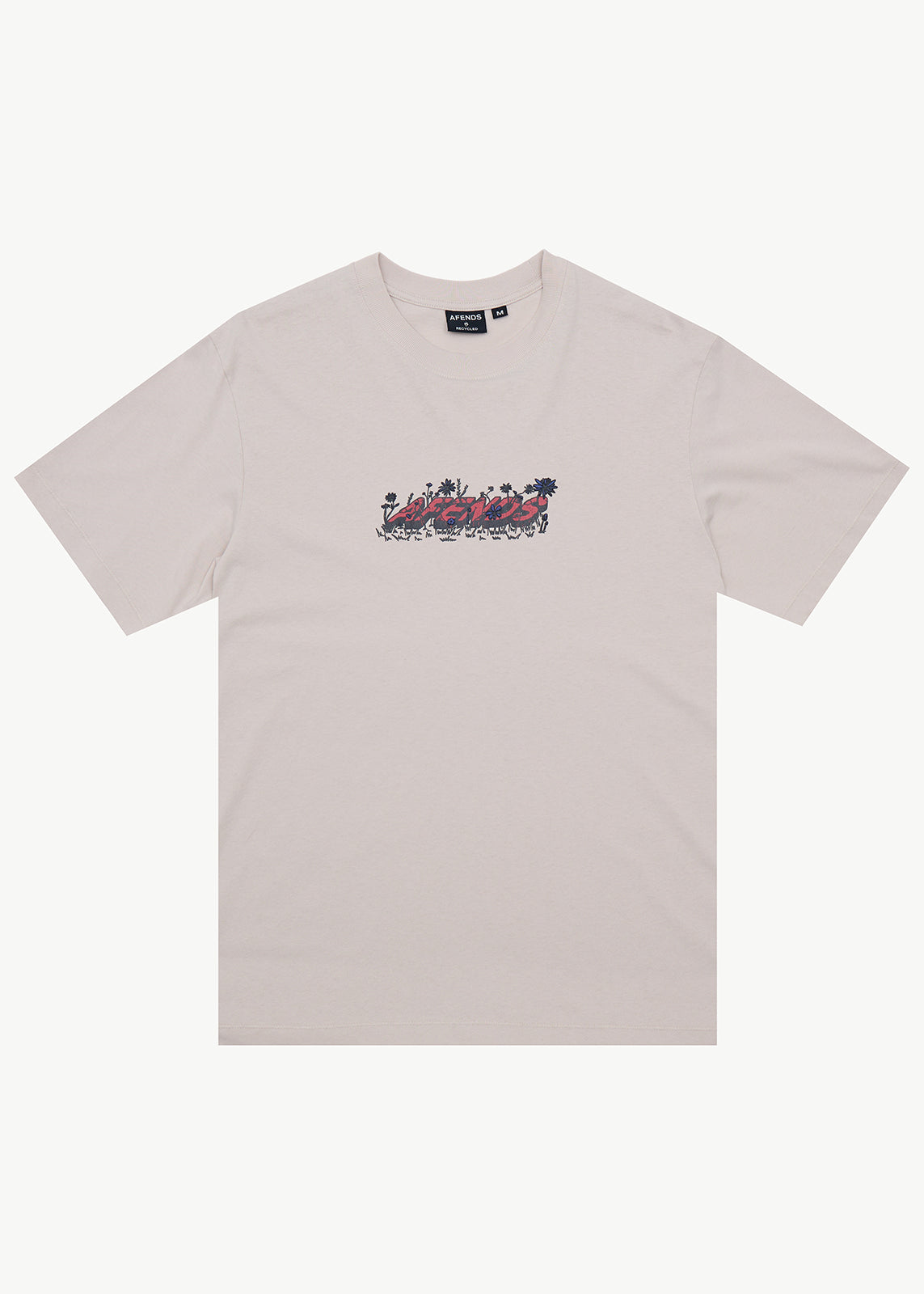 AFENDS Meadow - Retro Tee - Moonbeam