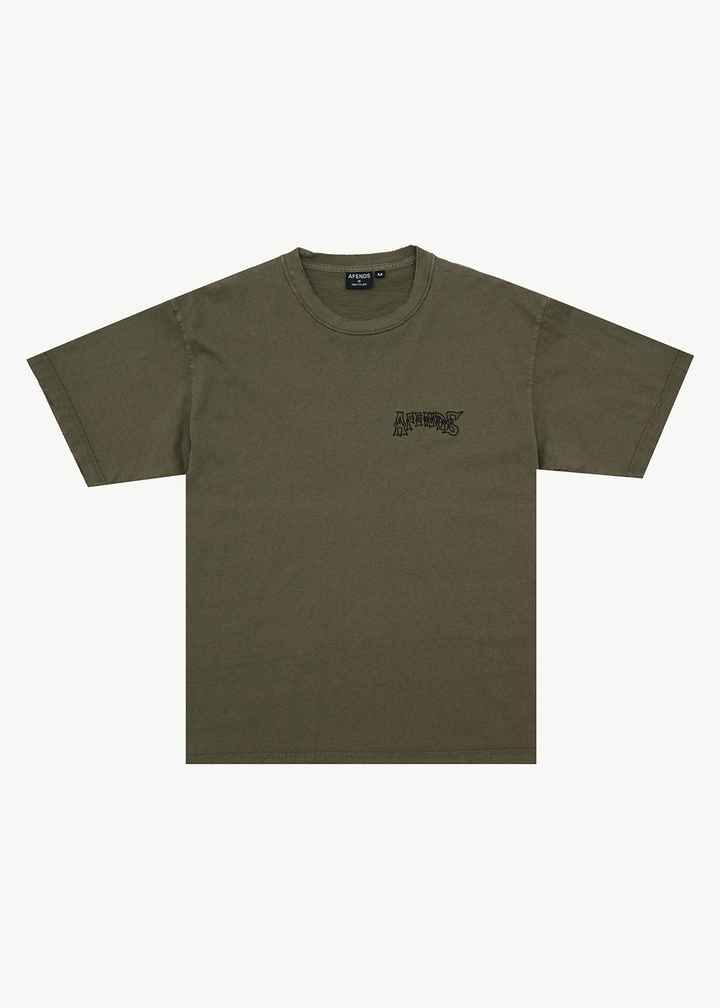 AFENDS Goddess - Heavyweight Boxy Tee - Washed Cypress