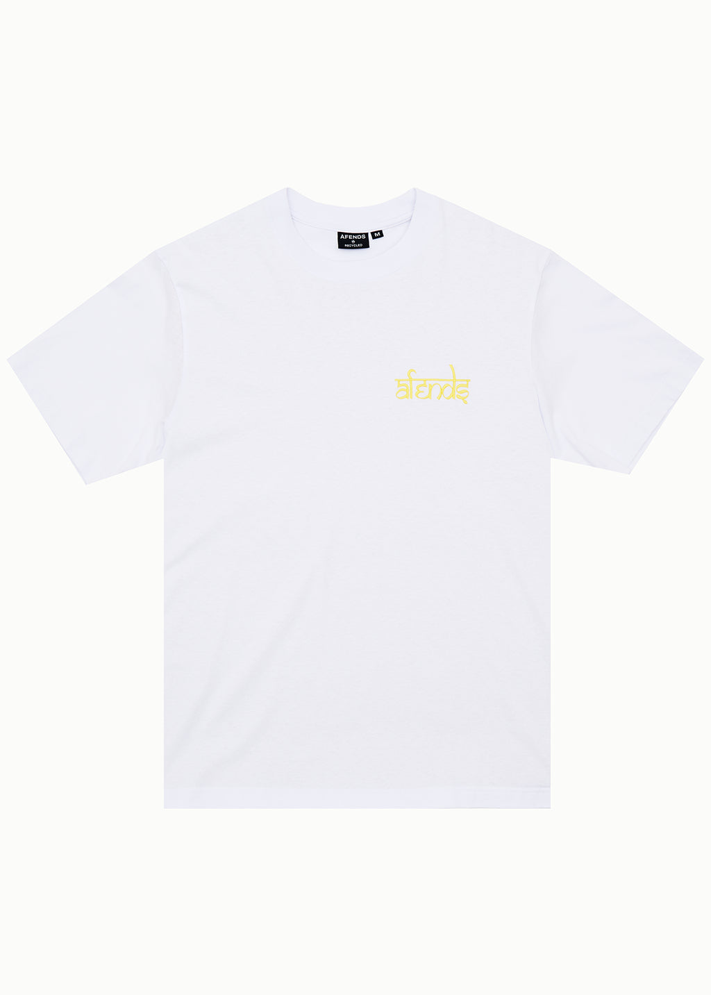 AFENDS Steady - Retro Tee - White