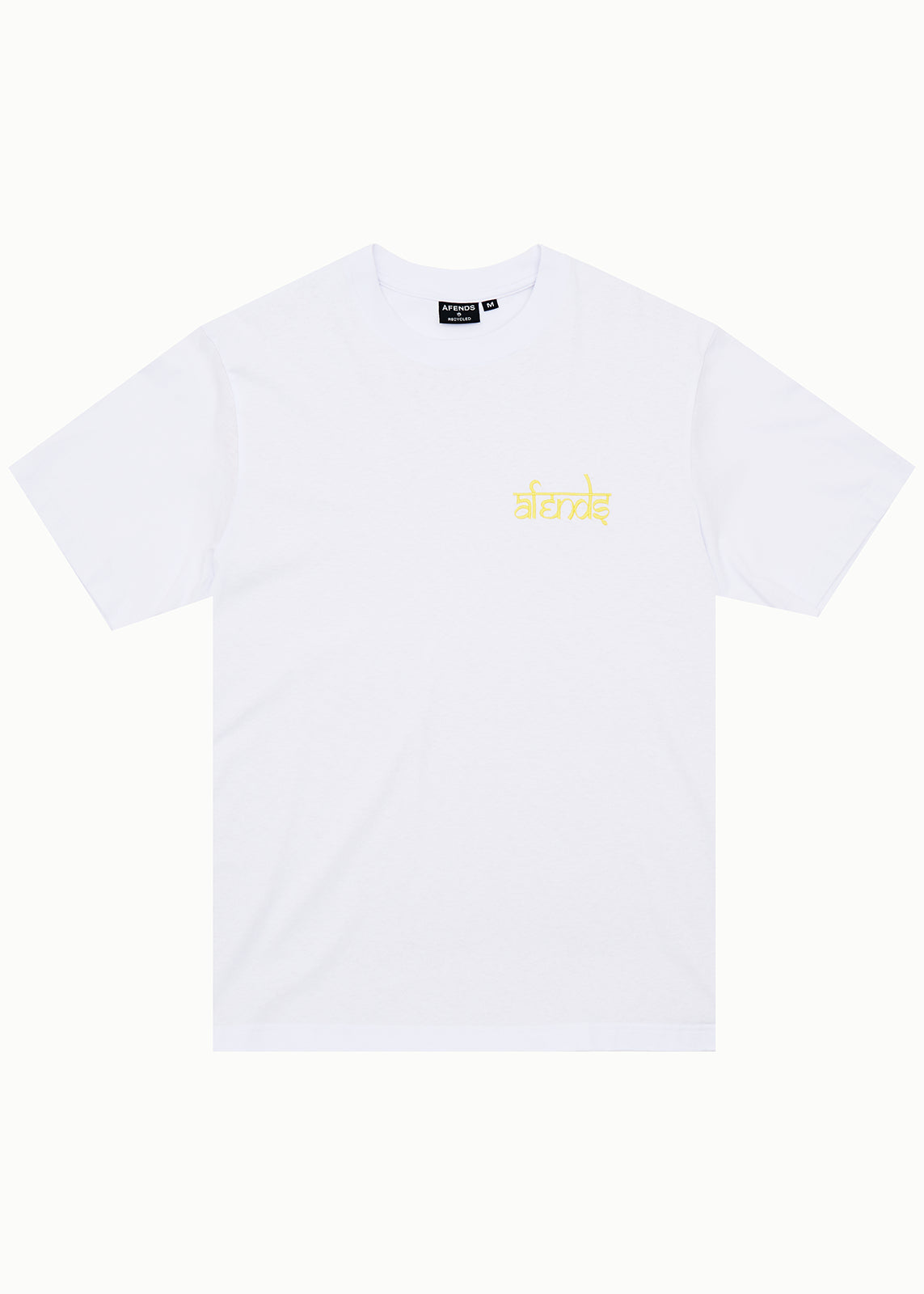 AFENDS Steady - Retro Tee - White