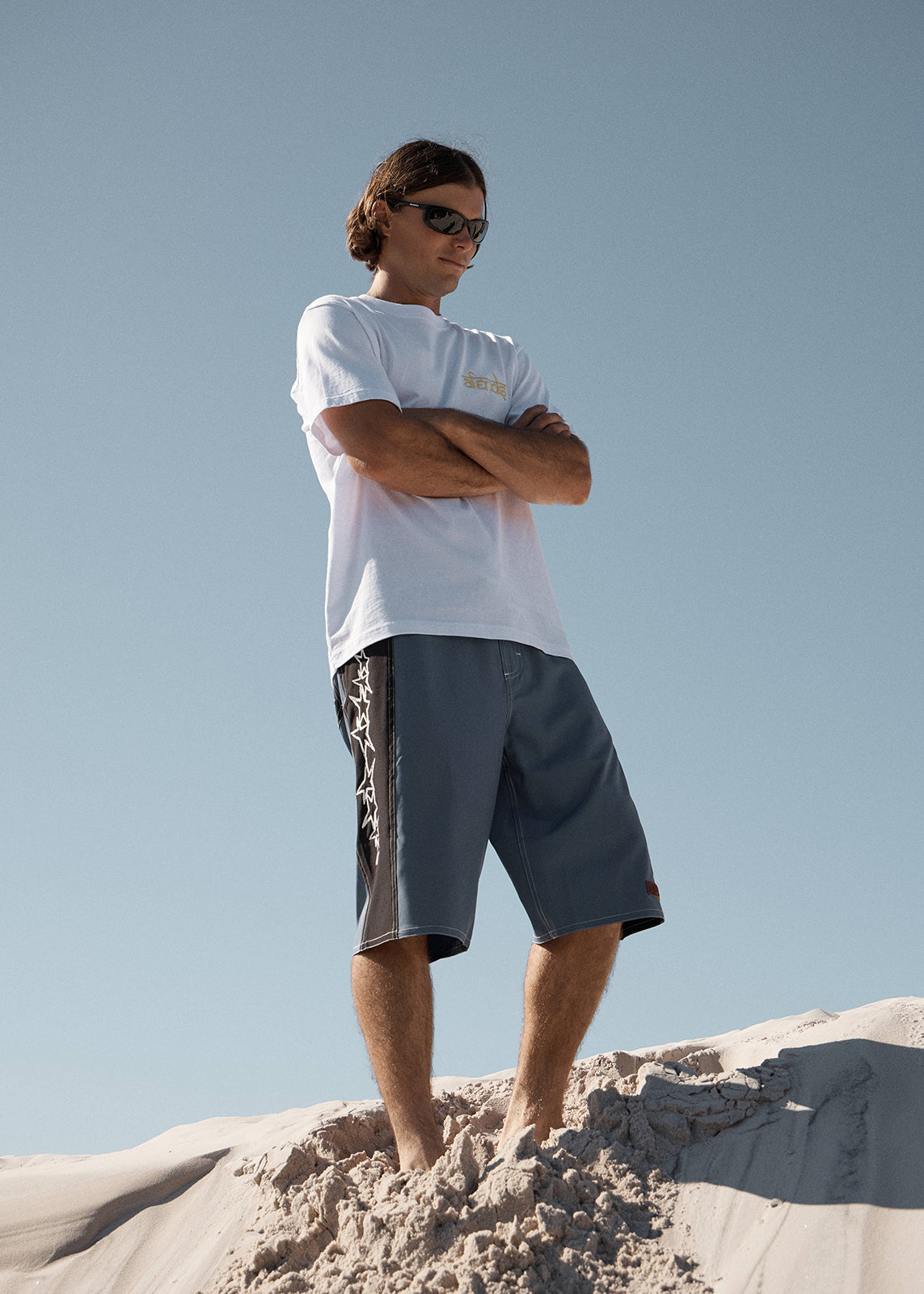 AFENDS Steady - Retro Tee - White
