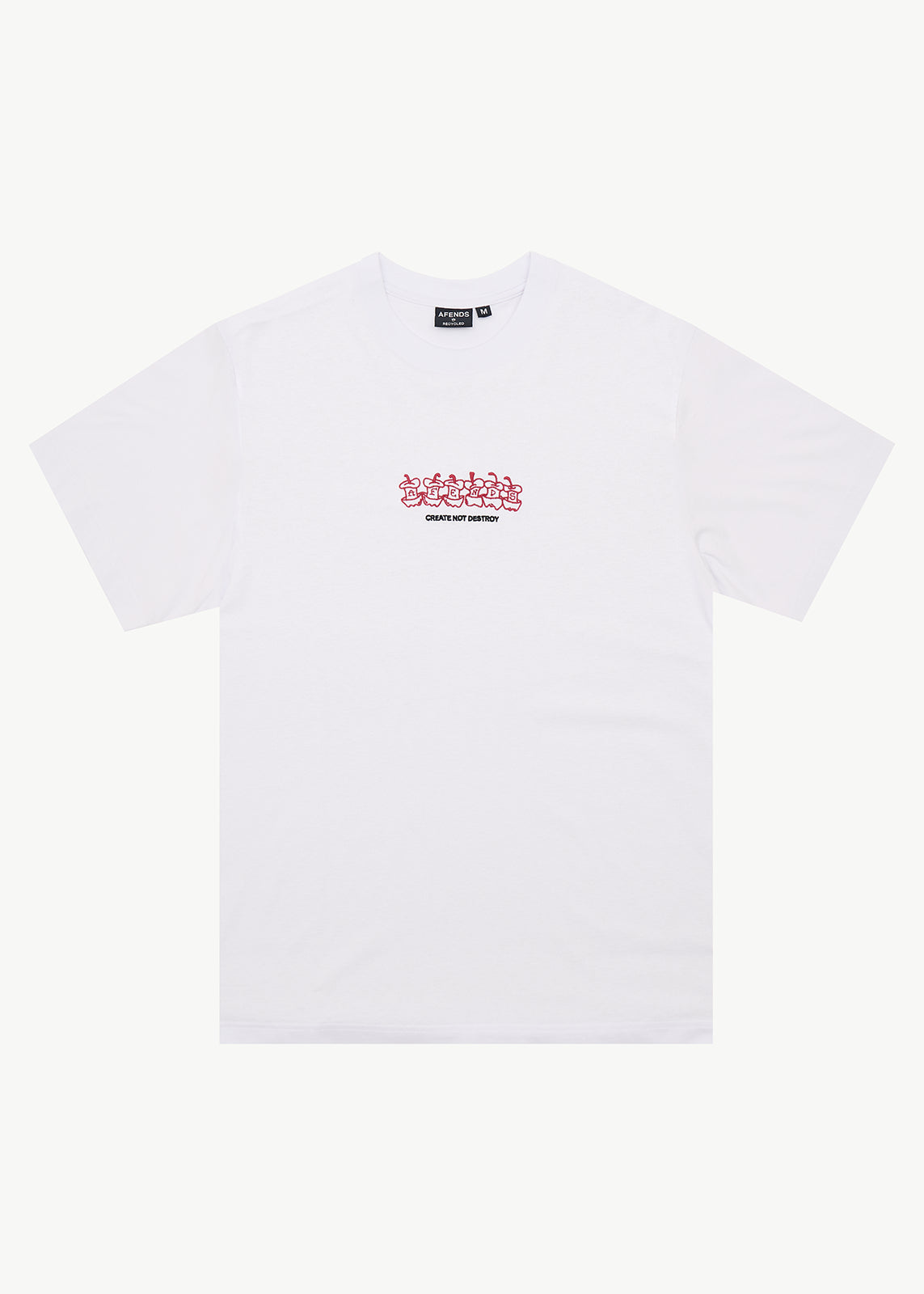 AFENDS Core - Retro Tee - White