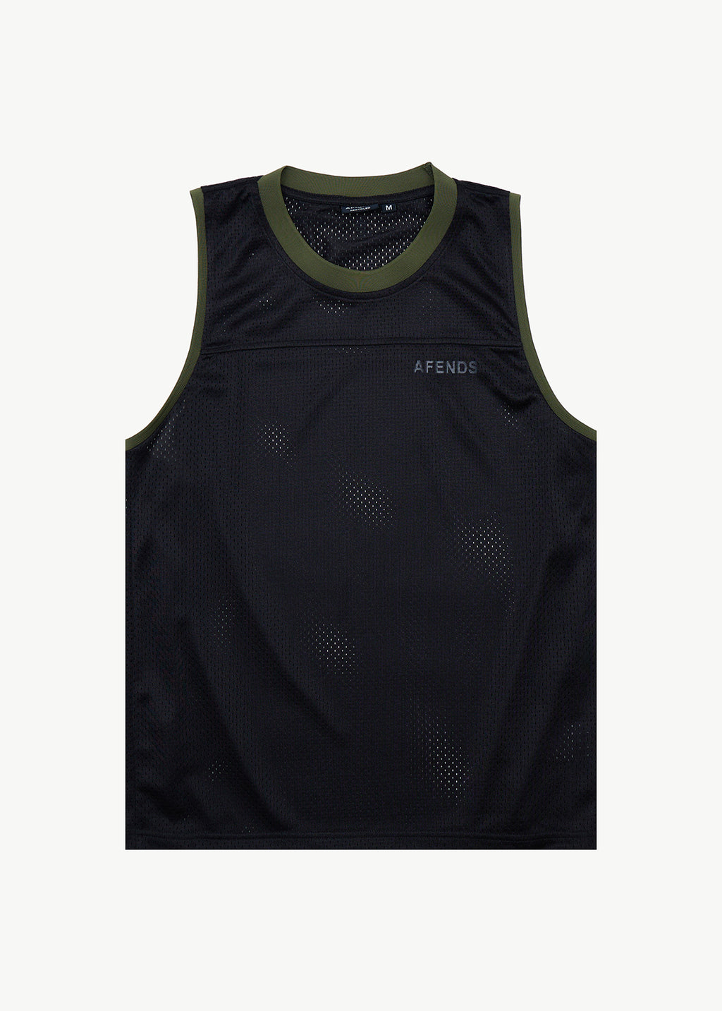 AFENDS Contingent - Mesh Singlet - Black