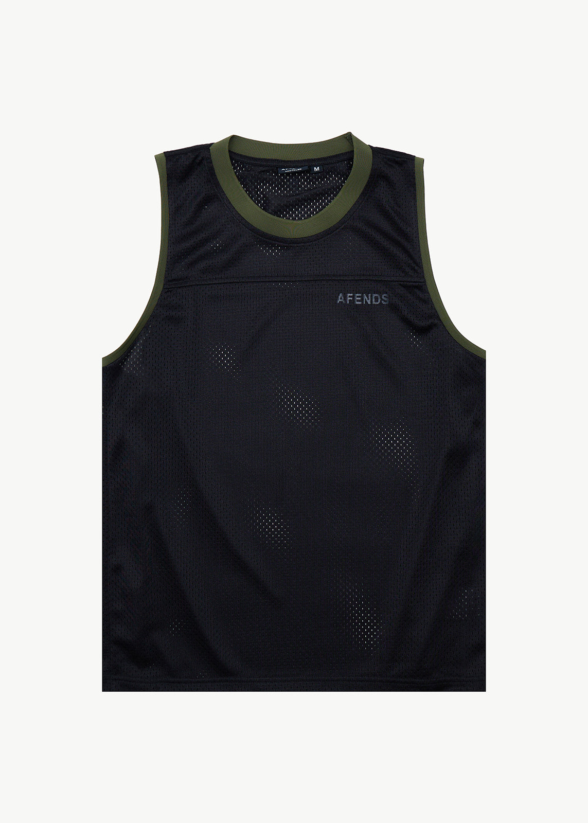 AFENDS Contingent - Mesh Singlet - Black